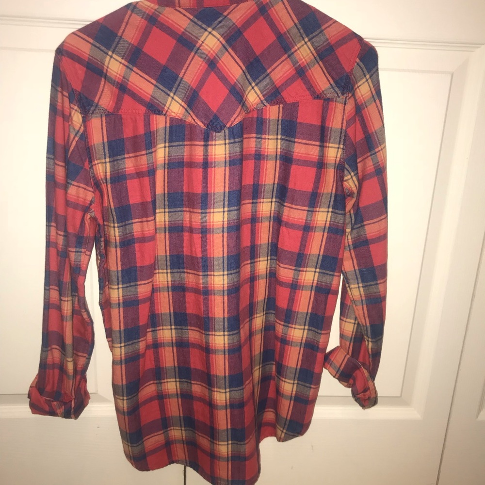 American Eagle Light Colored Flannel. - image 2
